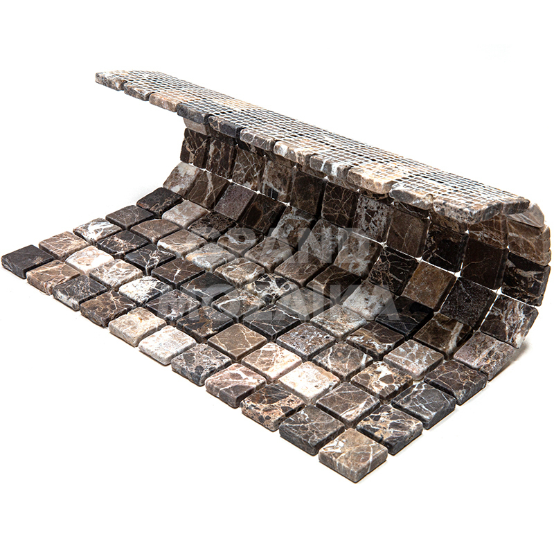 Мозаика 7M022-25T (Emperador Dark) серия Adriatica