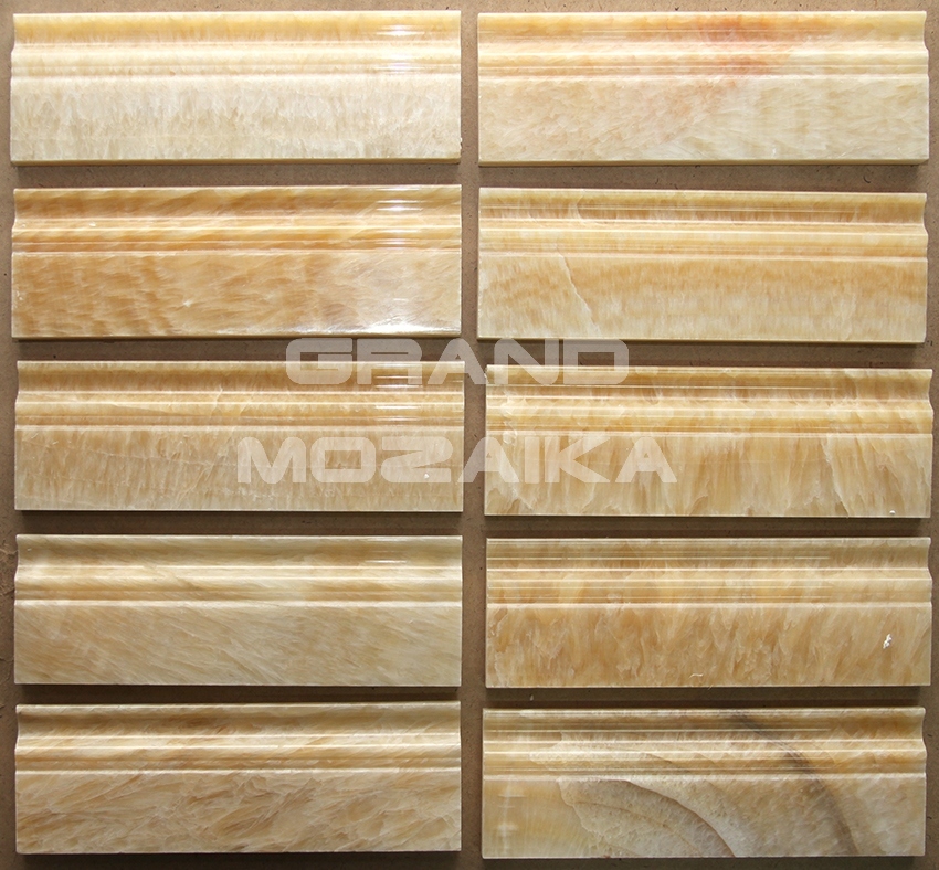 Плинтус B073-4 (Onyx Yellow) серия Плинтуса