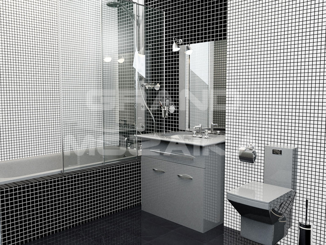 Мозаика 7M088-20P (Carrara) толщина 6мм серия Adriatica