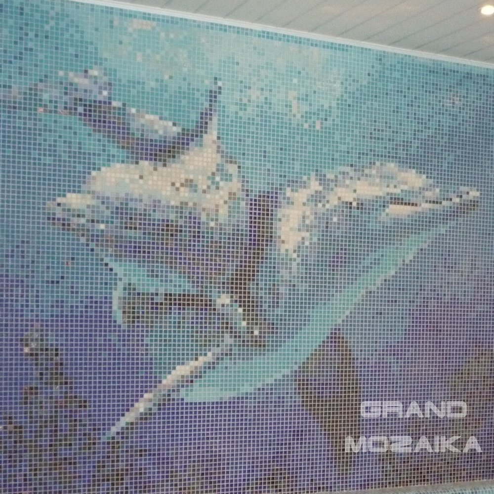 Панно Панно “Два дельфина” серия Панно Rose