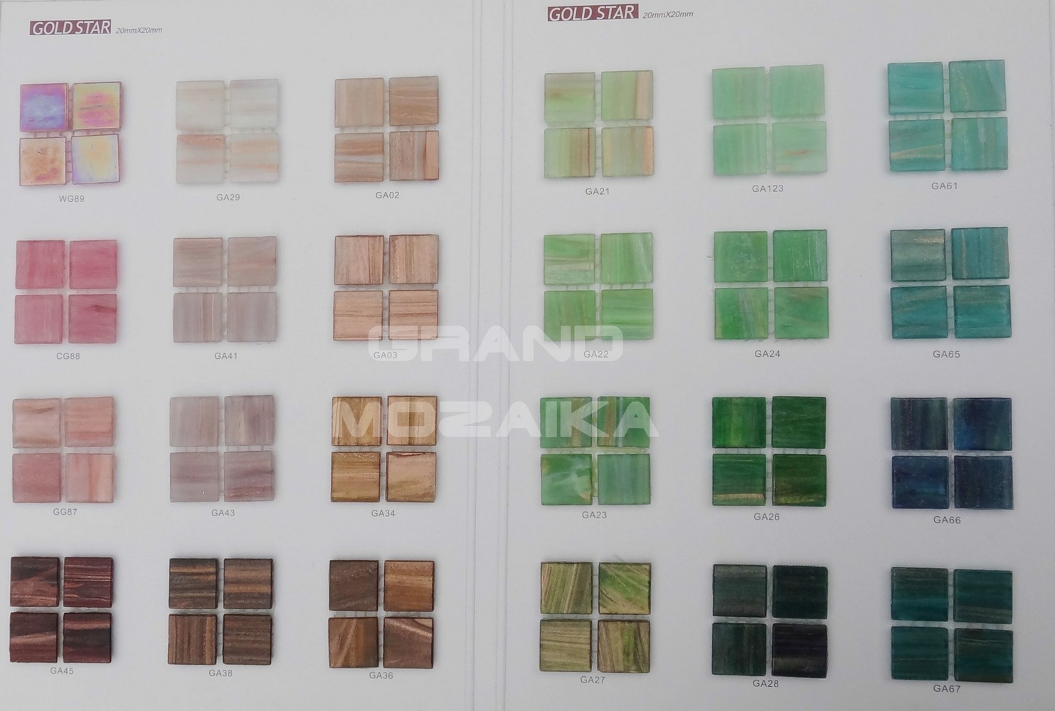 Мозаика G36 серия Goldstar