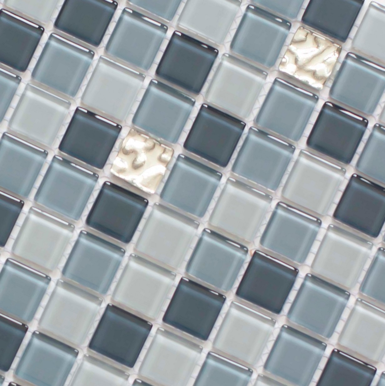 Мозаика STEEL SILVER серия Cristal