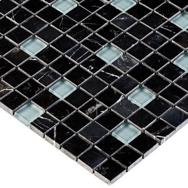 Мозаика Nero+D05 серия Elegant