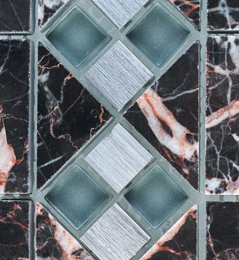 Бордюр мозаичный Peer-L3 серия Бордюры Elegant