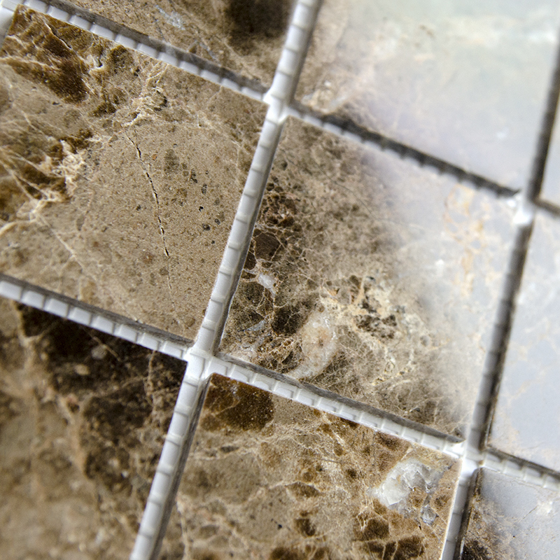 Мозаика Dark Emperador Polished 48X48 серия Wild Stone