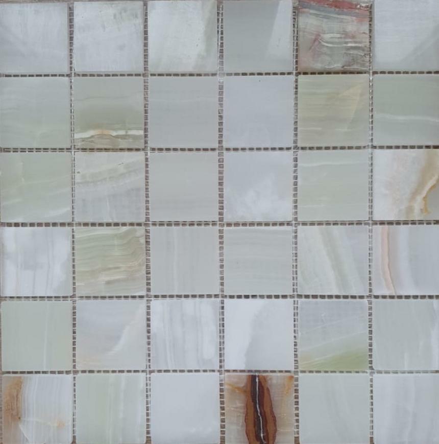 Мозаика Green Onyx (JMST21206) 48x48 серия Wild Stone
