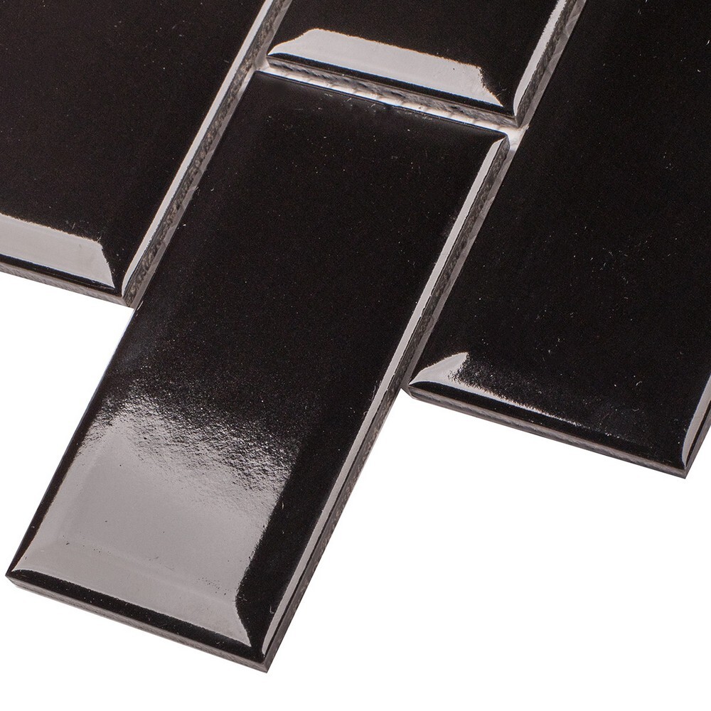 Мозаика Metro Black Glossy 45х95 (AM84445) серия Homework