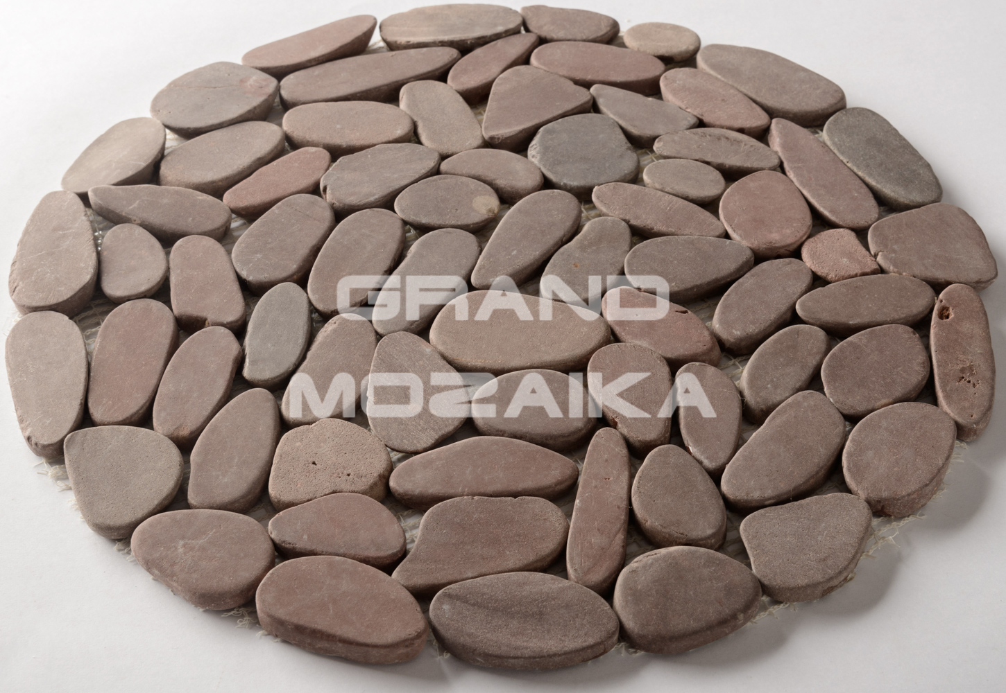 Мозаика 053258 MS00-2M ГАЛЬКА красная НА КРУГЕ серия Nature