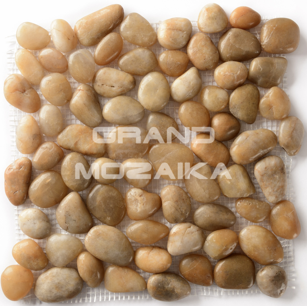 Мозаика 052350 MS00-6HP ГАЛЬКА ГЛАМУР-ГЛЯНЕЦ шлифованная серия Nature