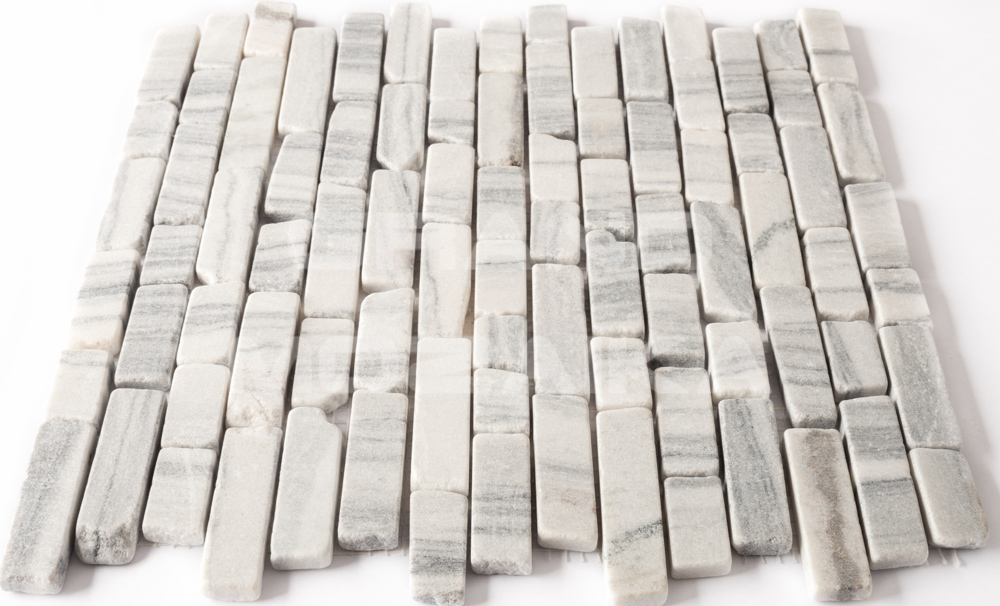 Мозаика 052393 MS0203 МРАМОР ПРЕМИУМ бело-чёрный серия Nature