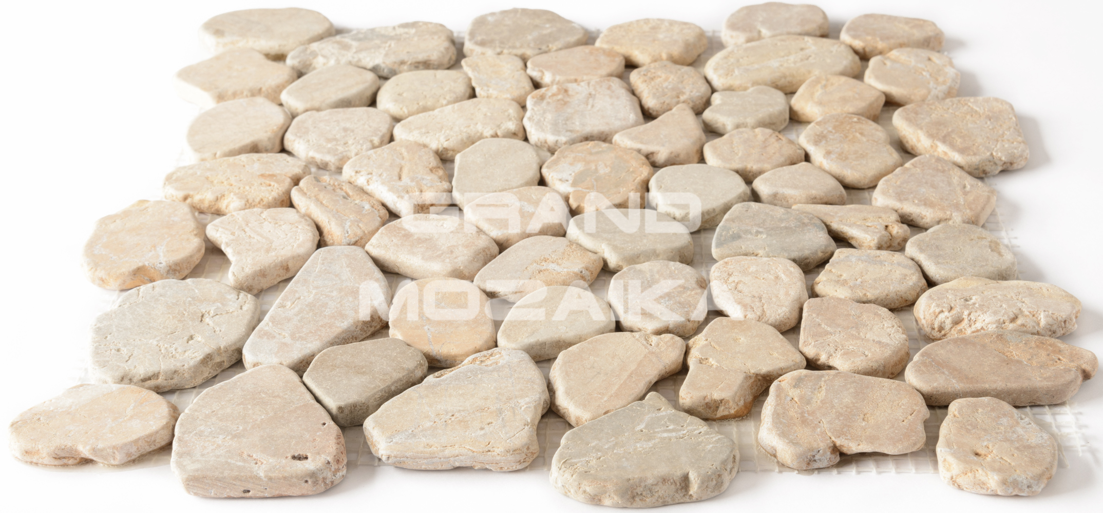 Мозаика 052369 MS9005 BC МРАМОР песочный круглый серия Nature