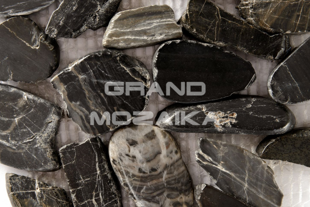 Мозаика Flat Black jack серия Sea Pebble