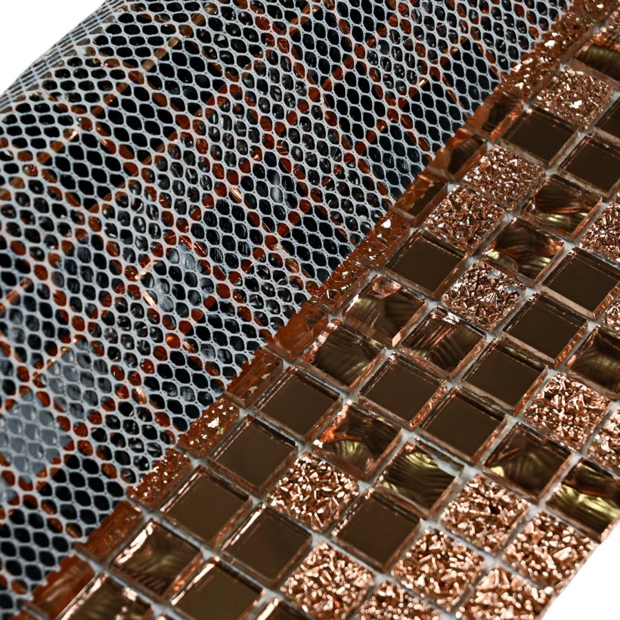 Мозаика Mirror Bronze серия Shik