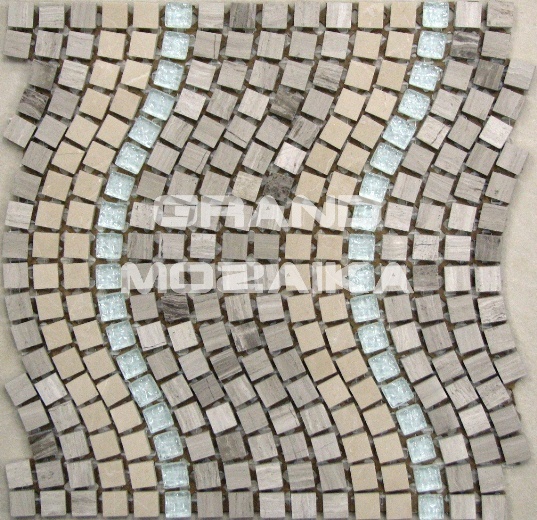 Мозаика Stone wave серия Mix Stone