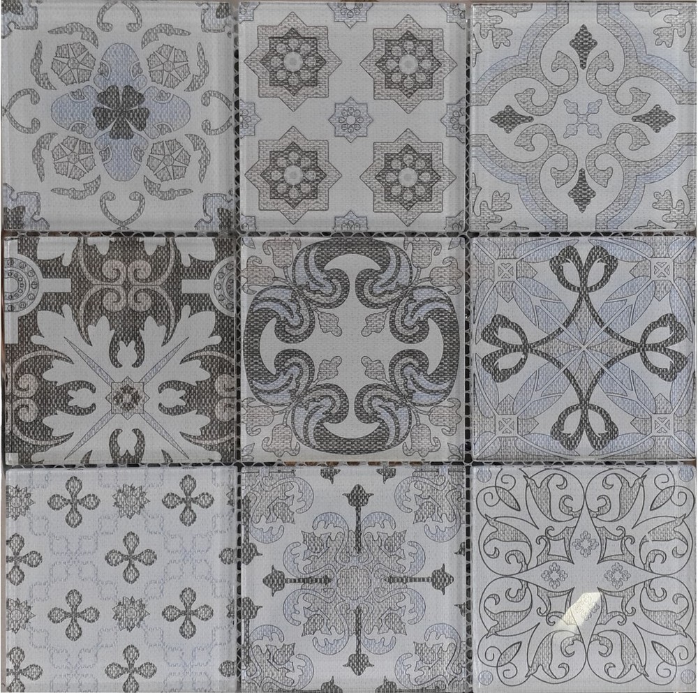 Мозаика Coin Blue серия Orro Glass