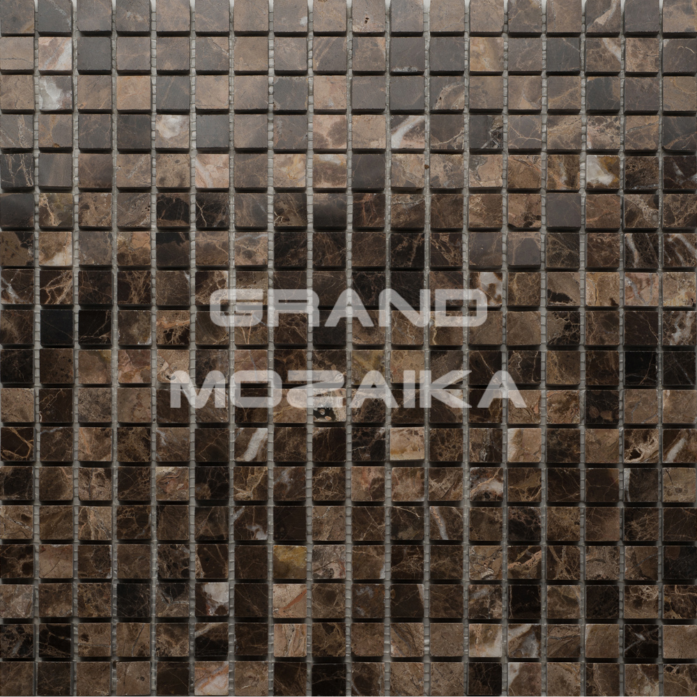 Мозаика Emperador Dark Pol. 15X15x10 серия Orro Stone