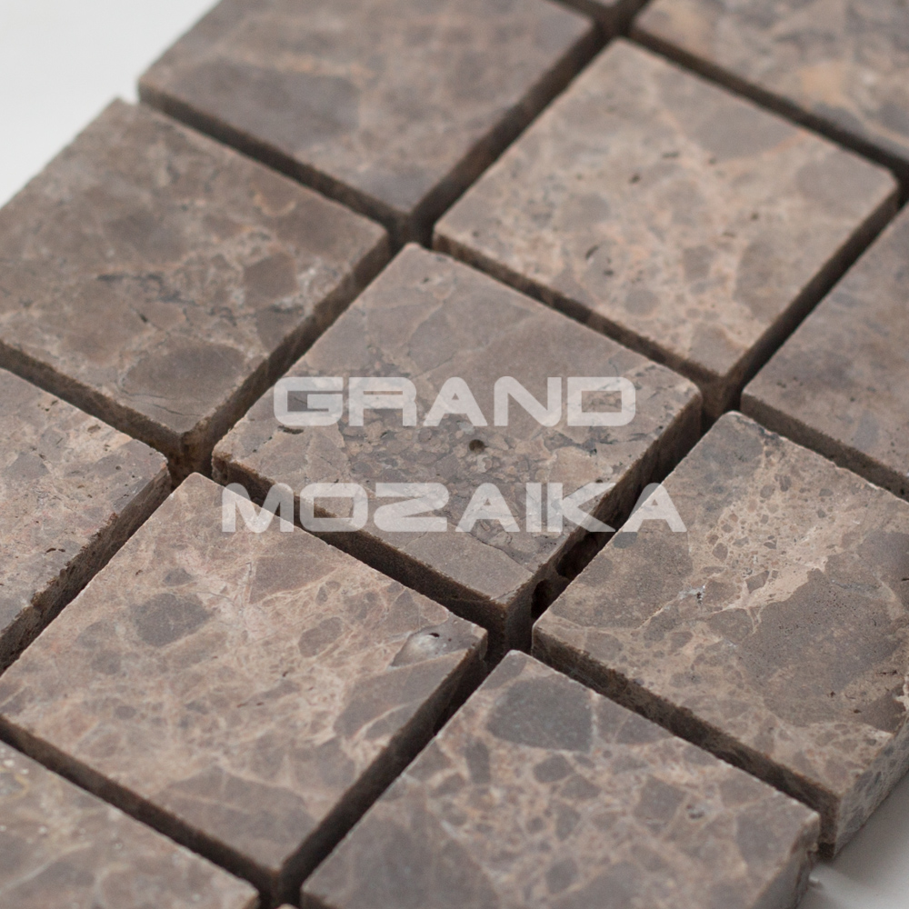 Мозаика Emperador Dark Pol. 30X30x7 серия Orro Stone