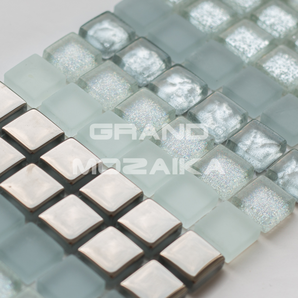 Мозаика Gray Stripes серия Orro Glass