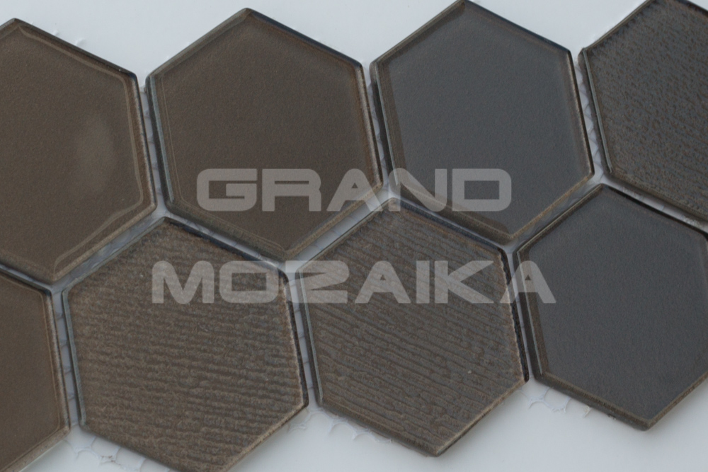 Мозаика Omega Brown серия Orro Glass