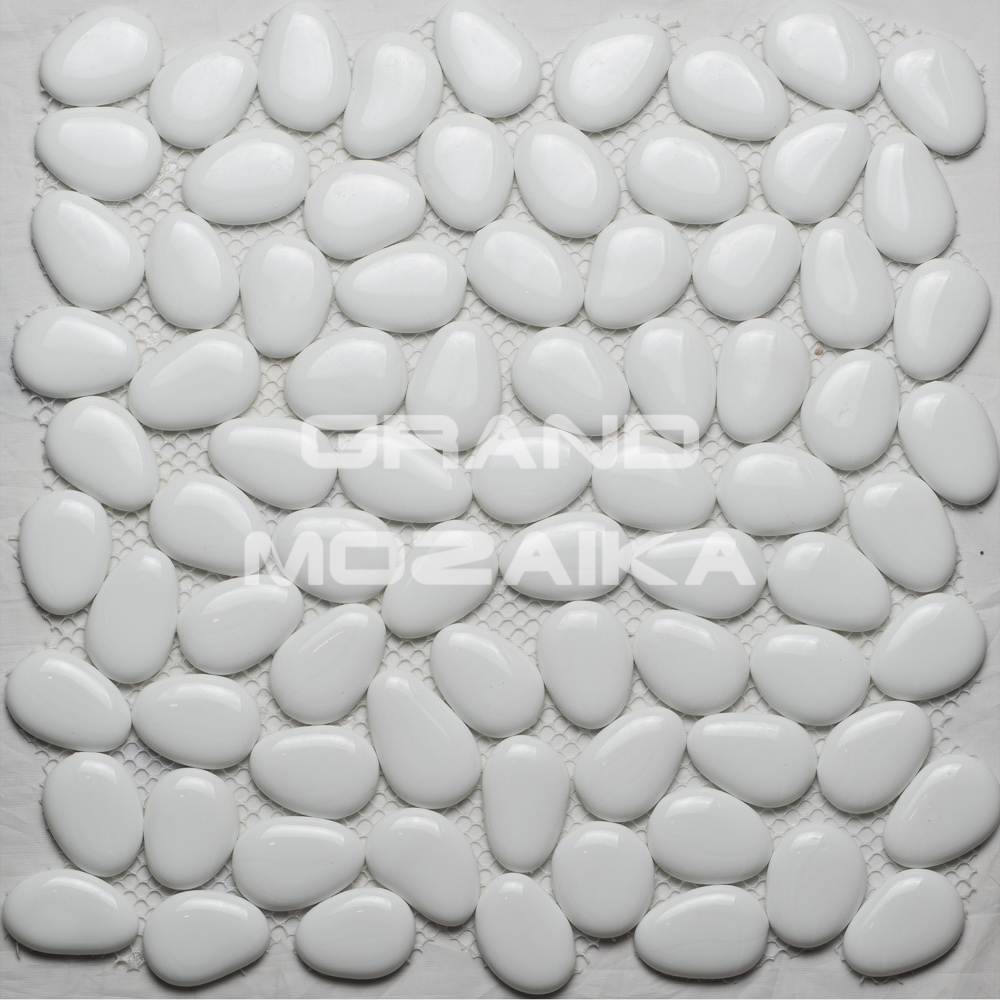 Мозаика White Button серия Orro Glass