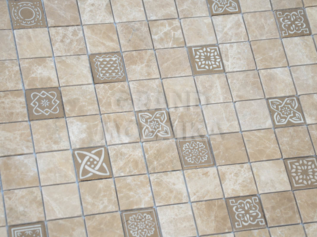 Мозаика Art Emperador Light серия Art Stone