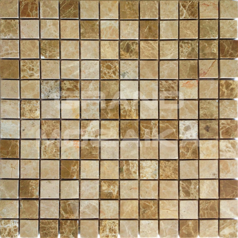 Мозаика Emperador Light POL 23x23x7 серия Pietrine