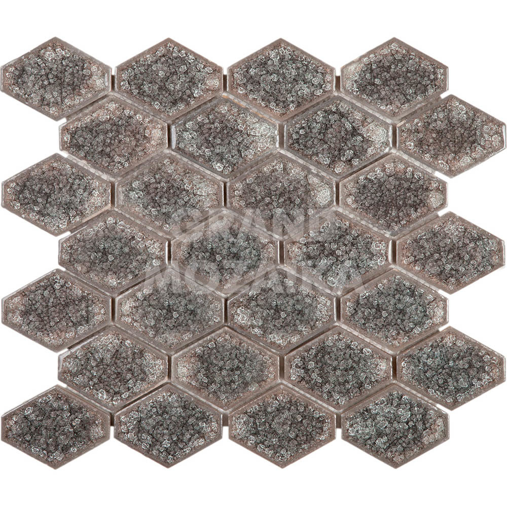 Мозаика Rombo Griggio серия Brillante Ceramic