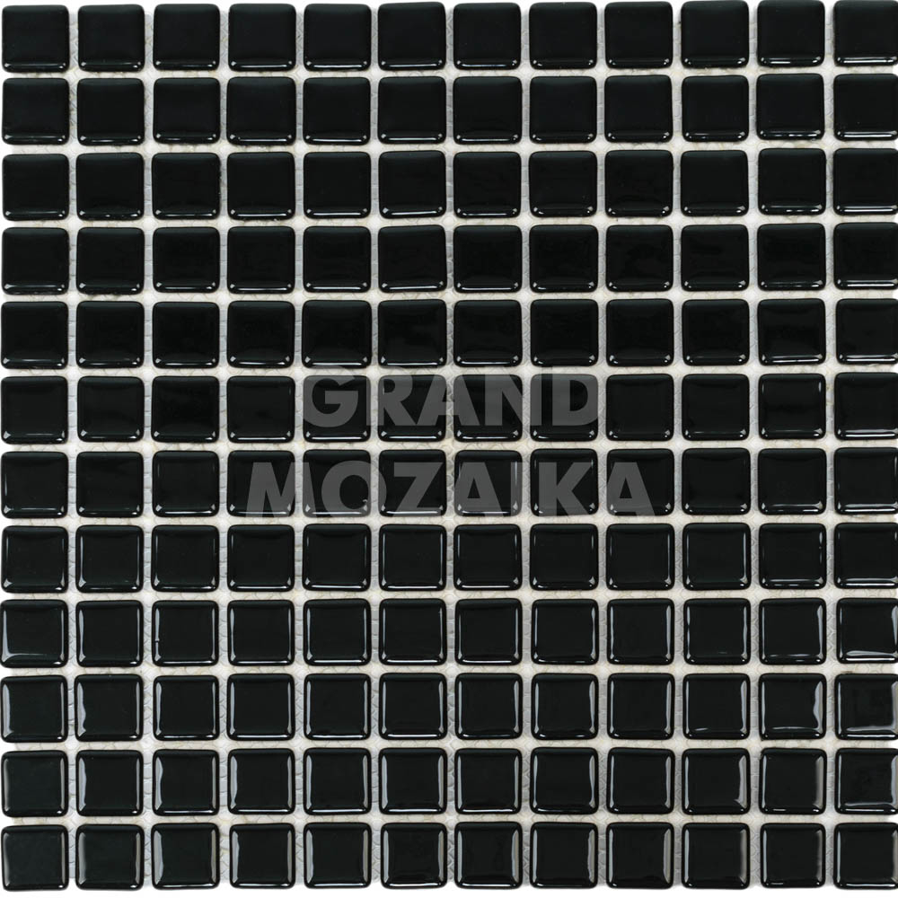Мозаика Black Glossy серия Glass Mosaic