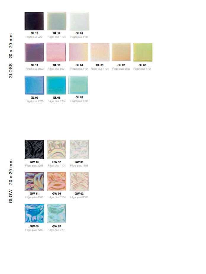 Мозаика gw-02 серия Glow