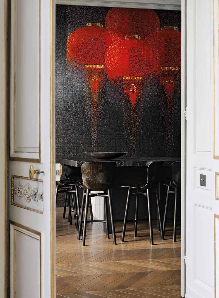 Панно Lanterns Black A серия Decorations