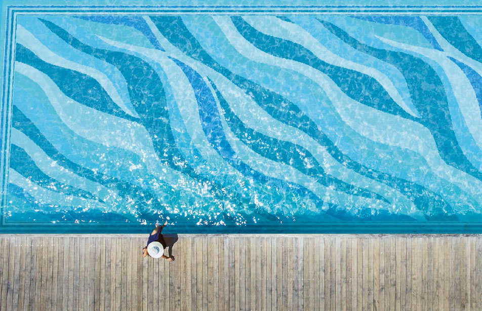 Панно Onde 20 Celeste A серия Decorations