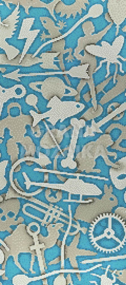 Панно Silhouette Turquoise A серия Decorations