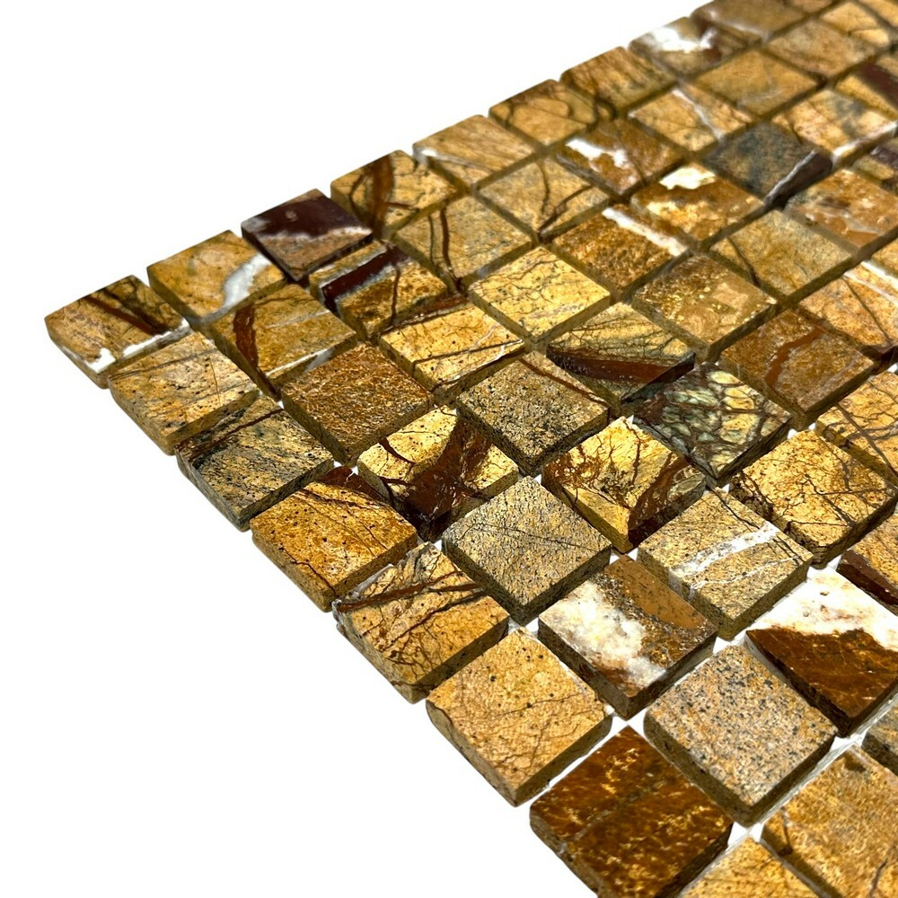 Мозаика FANCY BROWN 23x23 серия Marble Stone