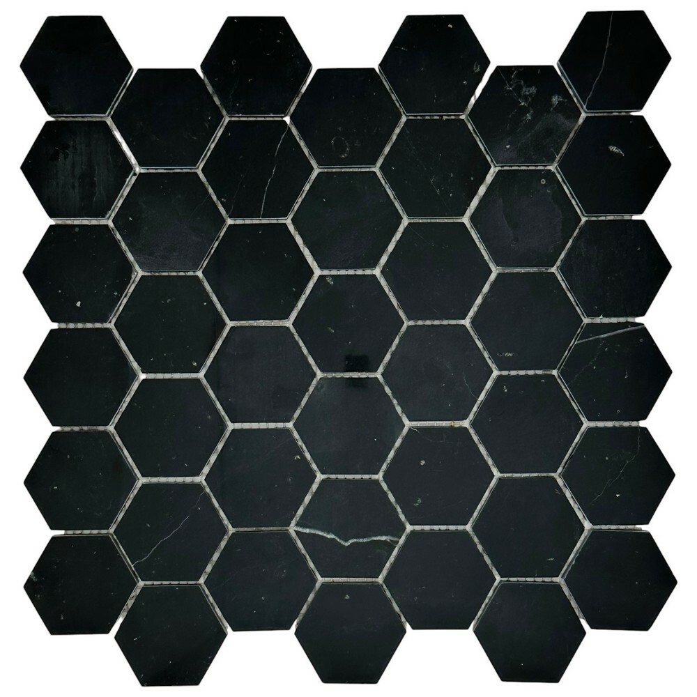 Мозаика HEXAGON NERO MARQUINA серия Hexagon