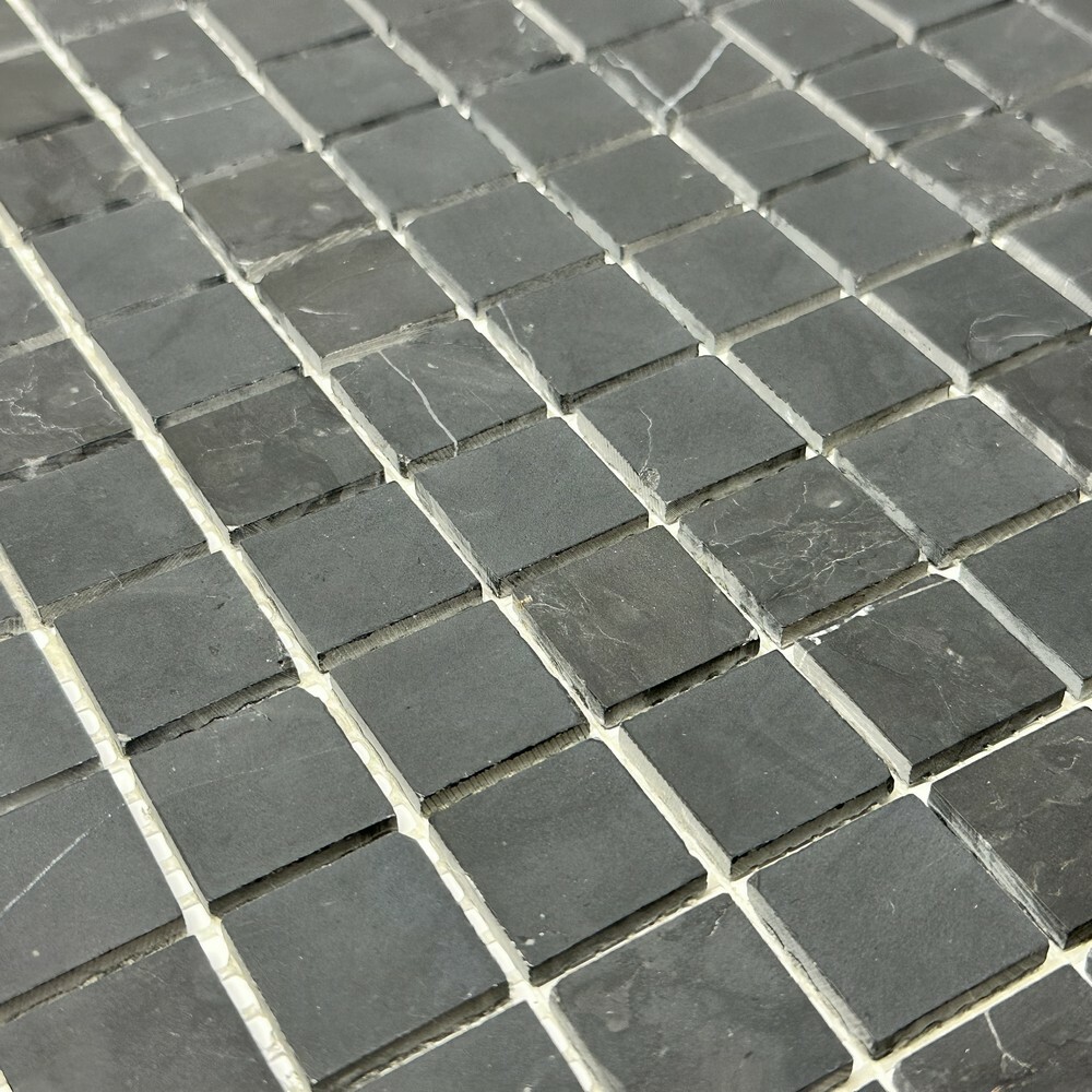 Мозаика NERO MARQUINA MAT 23x23 серия Marble Stone