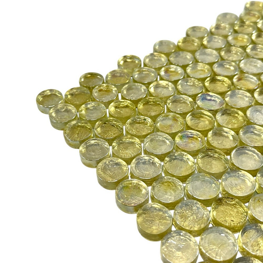 Мозаика ROUND LUX GOLD серия Glass-M