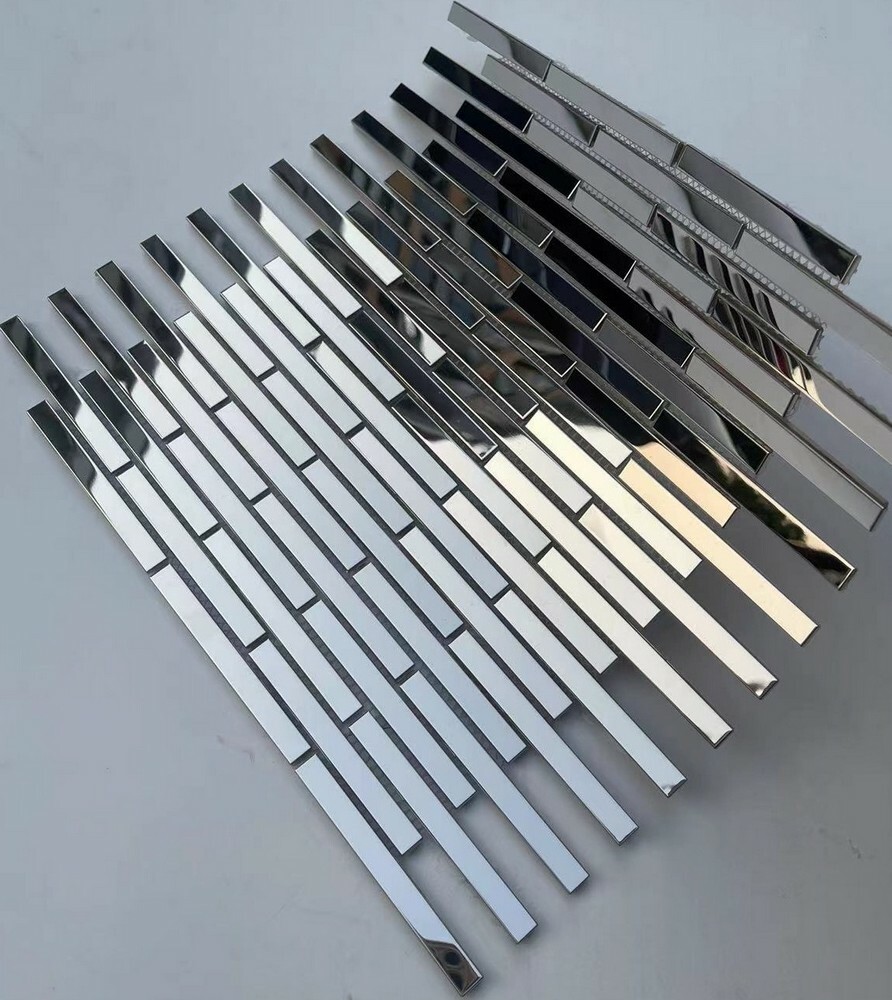Мозаика STRIPES METAL серия Mosaic Stainless Steel